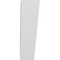 Ekena Millwork 5 1/2-in. W x 16-in. D x 20-in. H Traditional Architectural Grade PVC Knee Brace BRCP055X16X20TRA - alternate 3